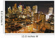 City Skyline At Night Wall Mural
