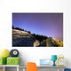 Star Trails Over Rocks In Saguenay-St Lawrence Marine Park Wall Mural
