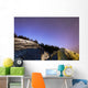 Star Trails Over Rocks In Saguenay-St Lawrence Marine Park Wall Mural