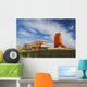 Old Farm Truck And Grain Elevator Wall Mural