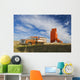 Old Farm Truck And Grain Elevator Wall Mural
