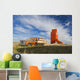 Old Farm Truck And Grain Elevator Wall Mural