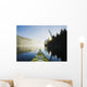 Front Of Kayak On Rushing River Wall Mural