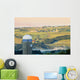 Farm Structure And Landscape Wall Mural