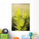 Close-Up Of Green Ferns Wall Mural