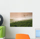 A Center Pivot Irrigation System Watering Potato Crop Wall Mural