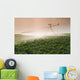 A Center Pivot Irrigation System Watering Potato Crop Wall Mural