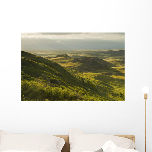 Killdeer Badlands In The East Block Of Grasslands National Park Wall Mural
