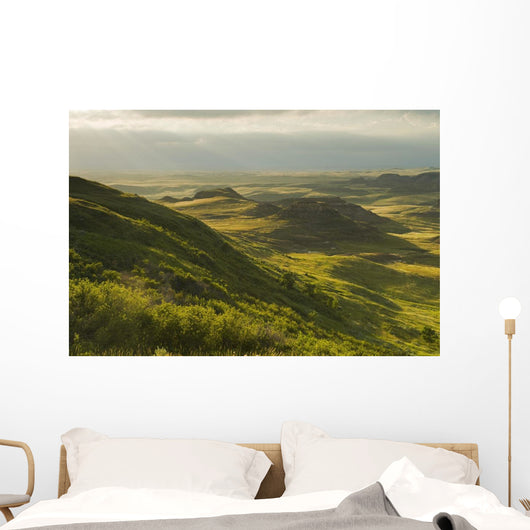 Killdeer Badlands In The East Block Of Grasslands National Park Wall Mural
