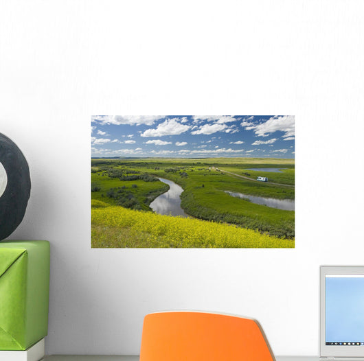 Frenchman River In West Block Of Grasslands National Park Wall Mural