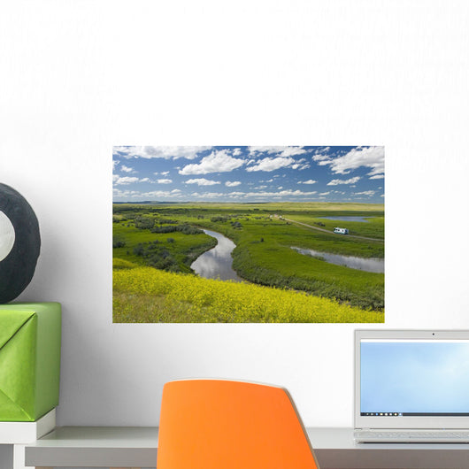 Frenchman River In West Block Of Grasslands National Park Wall Mural