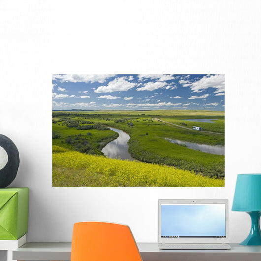 Frenchman River In West Block Of Grasslands National Park Wall Mural