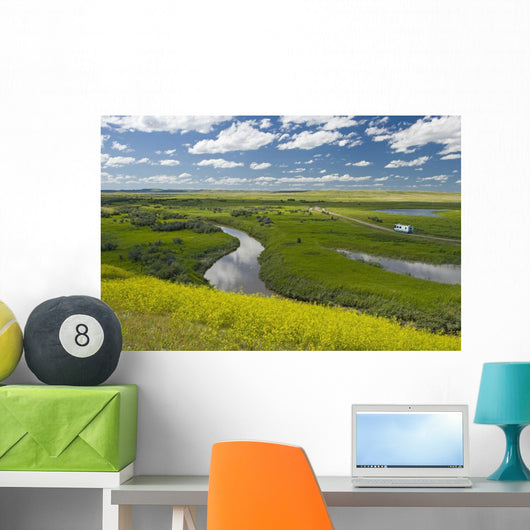 Frenchman River In West Block Of Grasslands National Park Wall Mural