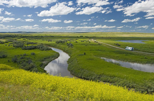 Frenchman River In West Block Of Grasslands National Park Wall Mural