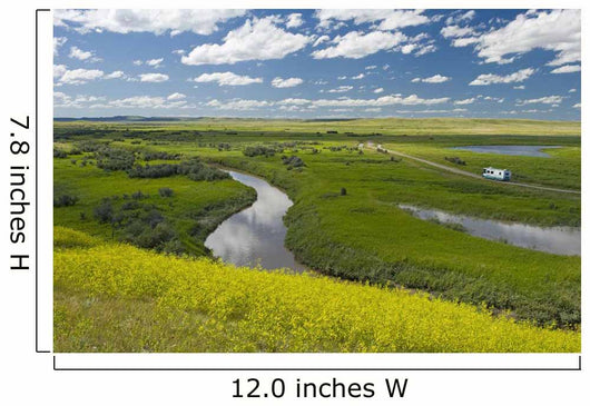 Frenchman River In West Block Of Grasslands National Park Wall Mural