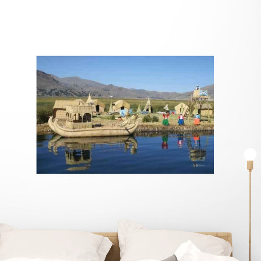 Iles Uros Lac Titicaca Wall Decal Design 2
