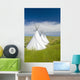 Tipis Just Outside The Grasslands National Park Wall Mural