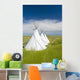 Tipis Just Outside The Grasslands National Park Wall Mural