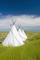 Tipis Just Outside The Grasslands National Park Wall Mural