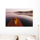 Kayak On Dock In Northwestern Ontario Wall Mural