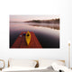 Kayak On Dock In Northwestern Ontario Wall Mural