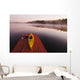 Kayak On Dock In Northwestern Ontario Wall Mural