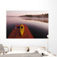 Kayak On Dock In Northwestern Ontario Wall Mural