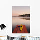 Kayak On Dock In Northwestern Ontario Wall Mural