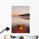 Kayak On Dock In Northwestern Ontario Wall Mural