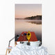 Kayak On Dock In Northwestern Ontario Wall Mural