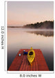 Kayak On Dock In Northwestern Ontario Wall Mural