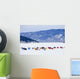 Ice Fishing Huts On Saguenay River Wall Mural
