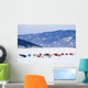 Ice Fishing Huts On Saguenay River Wall Mural