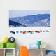 Ice Fishing Huts On Saguenay River Wall Mural
