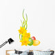 Easter eggs and daffodils Wall Decal
