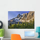The Morning Sun Over The Rockwall Cliff And Tumbling Glacier Wall Mural