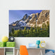 The Morning Sun Over The Rockwall Cliff And Tumbling Glacier Wall Mural