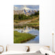 A Gentle Stream Flows Out Of Baker Lake Through The Skoki Wilderness Wall Mural