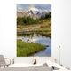 A Gentle Stream Flows Out Of Baker Lake Through The Skoki Wilderness Wall Mural