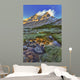 Sunrise Over A Peak Reflected In A Tarn Below Baker Lake Wall Mural