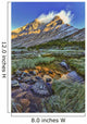 Sunrise Over A Peak Reflected In A Tarn Below Baker Lake Wall Mural