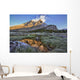 Sunrise Over A Peak Reflected In A Tarn Below Baker Lake Wall Mural