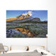 Sunrise Over A Peak Reflected In A Tarn Below Baker Lake Wall Mural