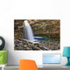 A River Cascades Over A Small Waterfall Wall Mural
