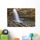 A River Cascades Over A Small Waterfall Wall Mural