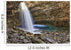 A River Cascades Over A Small Waterfall Wall Mural