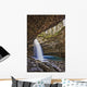 A River Cascades Over A Small Waterfall Wall Mural