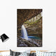 A River Cascades Over A Small Waterfall Wall Mural