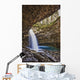 A River Cascades Over A Small Waterfall Wall Mural