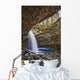A River Cascades Over A Small Waterfall Wall Mural